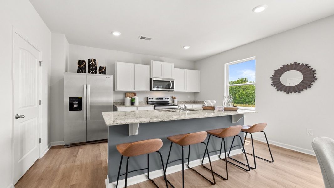 Furnished interior in a model home at Oakleigh Glen in Dallas (Image 7).