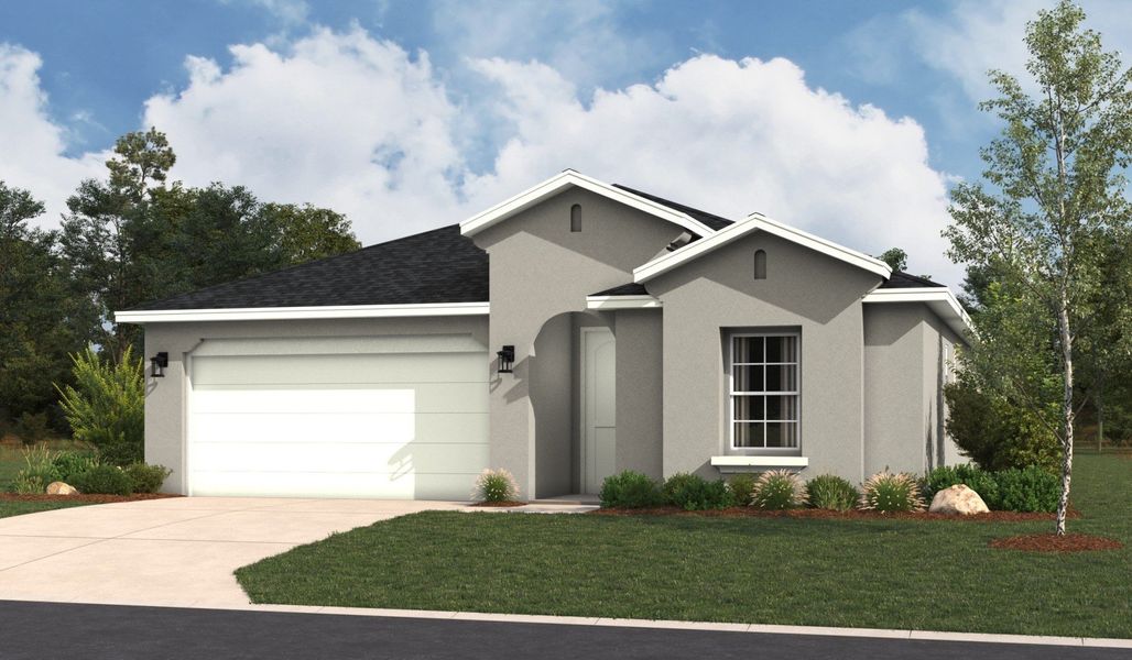 Front exterior of a home in the Las Cruces community, located in Alamo, TX (Image 24).