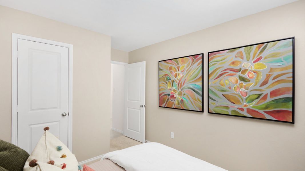 Furnished interior in a model home at Rosemary Ridge in Fort Worth (Image 15). Furnished interior in a model home at Rosemary Ridge in Fort Worth (Image 15).