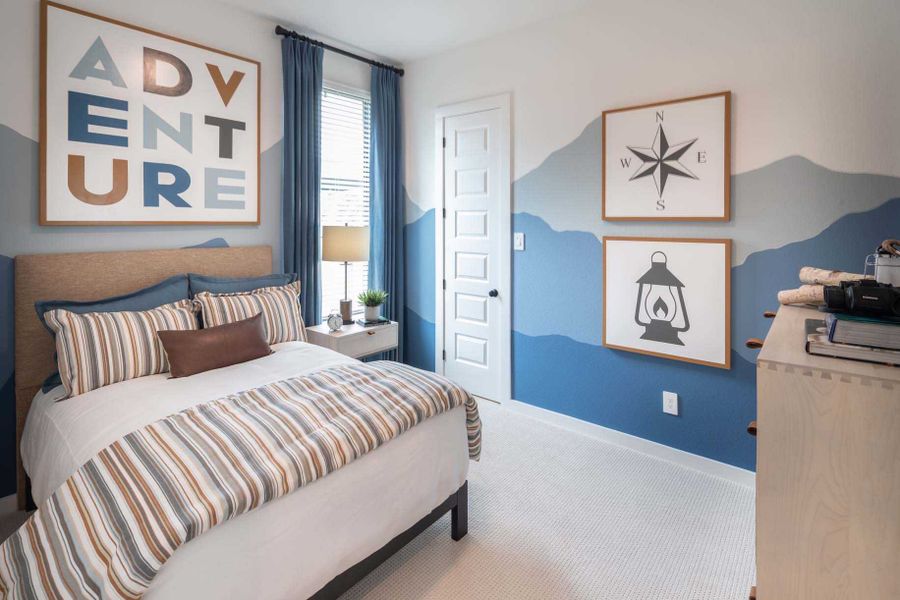 Furnished interior in a model home at Fulbrook on Fulshear Creek: 60ft. lots in Fulshear (Image 40).