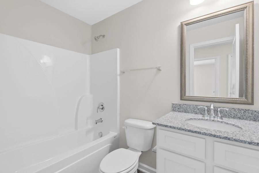 Furnished interior in a model home at Reserves at Mill Creek in Columbia (Image 23).