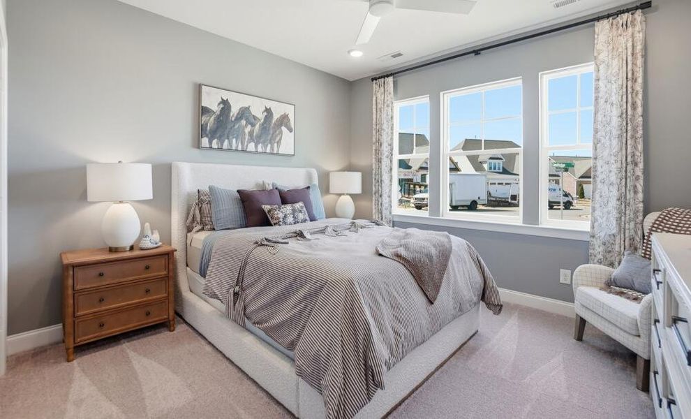 Furnished interior in a model home at The Grove at Bratton Park in York (Image 46). Furnished interior in a model home at The Grove at Bratton Park in York (Image 46).