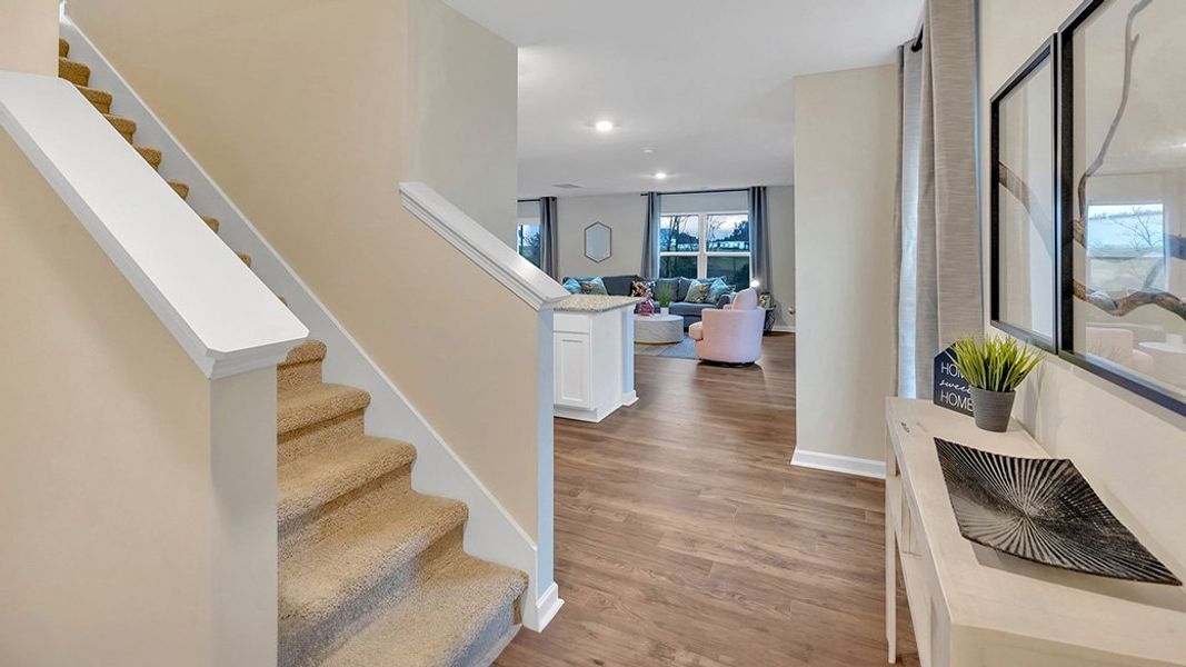 Furnished interior in a model home at Beechwood Meadows in Johnson City (Image 14).