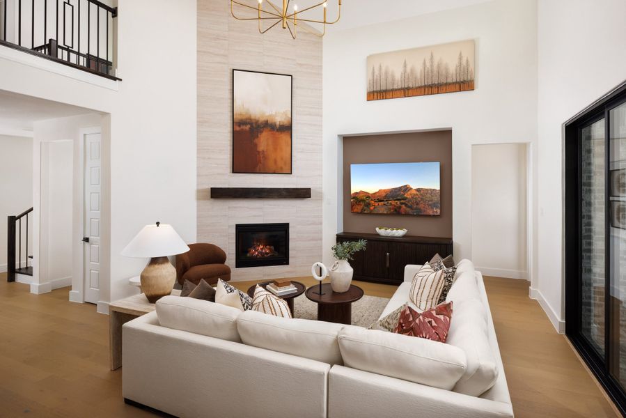Furnished interior in a model home at Ramble in Celina (Image 19). Furnished interior in a model home at Ramble in Celina (Image 19).