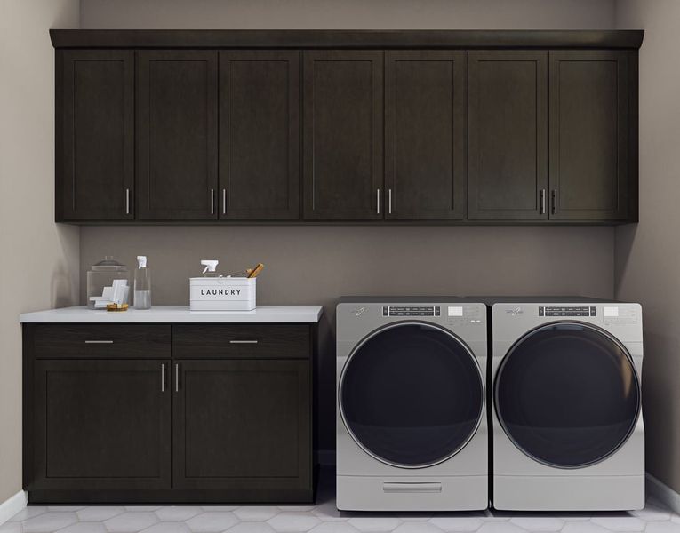 Furnished interior in a model home at Chatham Park in Pittsboro (Image 38).