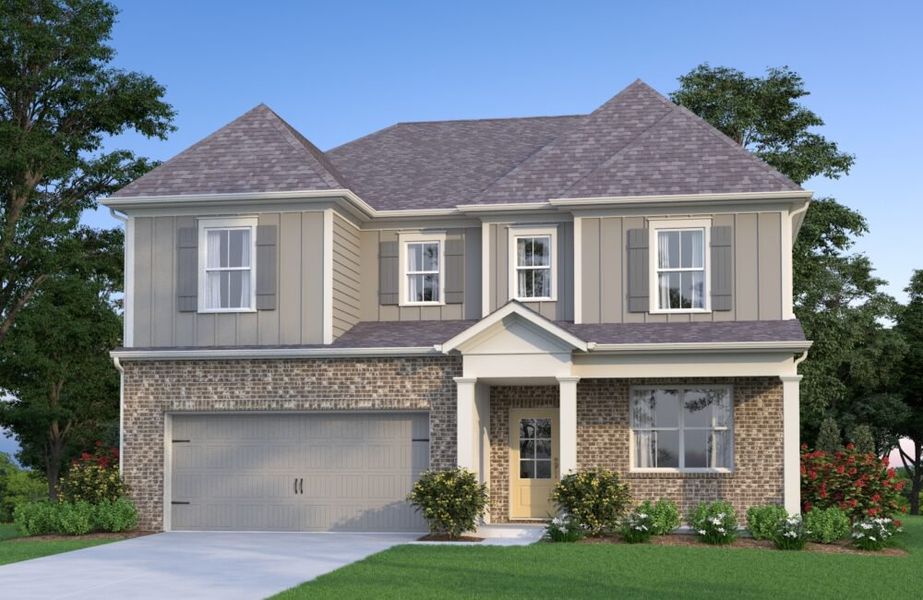 Front exterior of a home in the Bellhaven community, located in Smyrna, GA (Image 2). Front exterior of a home in the Bellhaven community, located in Smyrna, GA (Image 2).