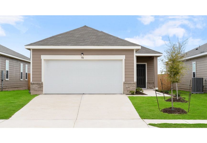 Front exterior of a home in the Stonebrooke community, located in Conroe, TX (Image 2). Front exterior of a home in the Stonebrooke community, located in Conroe, TX (Image 2).