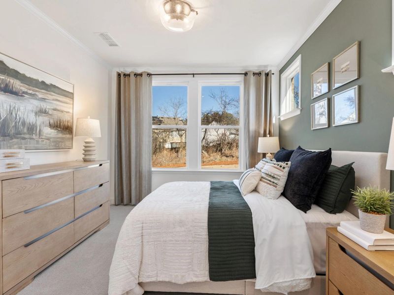 Furnished interior in a model home at Fern Hollow in Buford (Image 14).