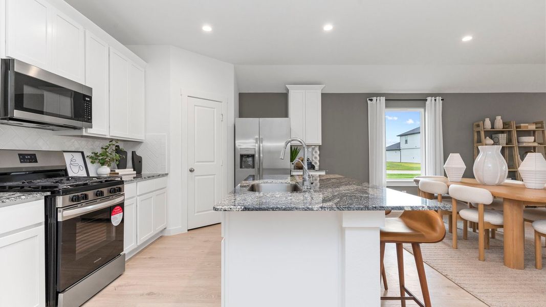 Furnished interior in a model home at Sorrento in Richmond (Image 7).