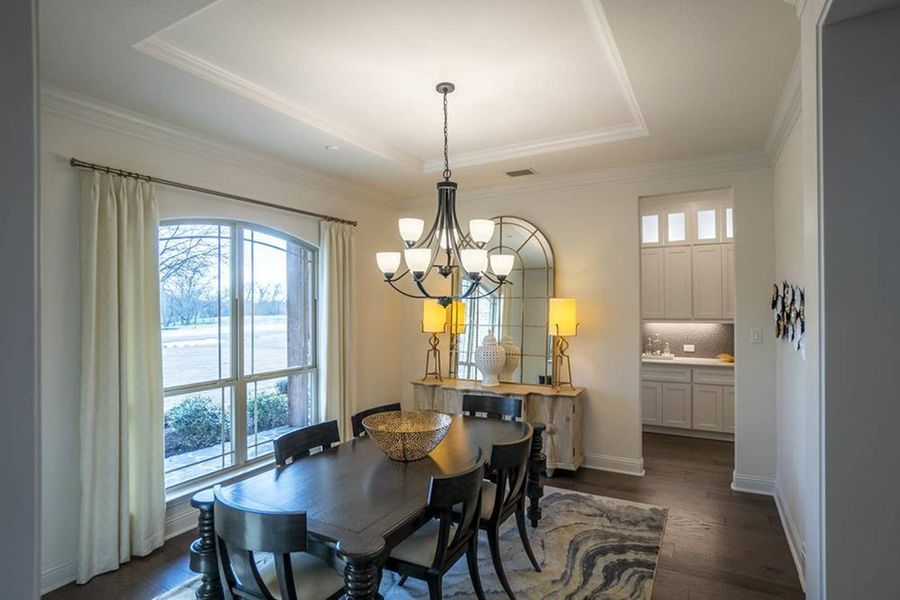 Furnished interior in a model home at Parker Ranch in Parker (Image 2).