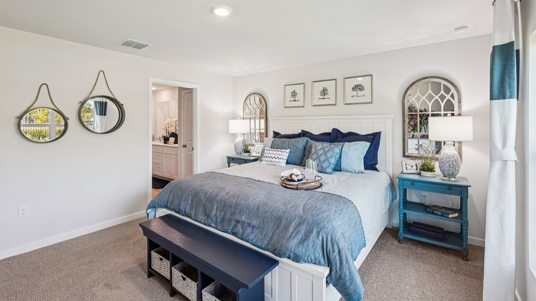 Furnished interior in a model home at Bentley Crossing in Fort Myers (Image 42).