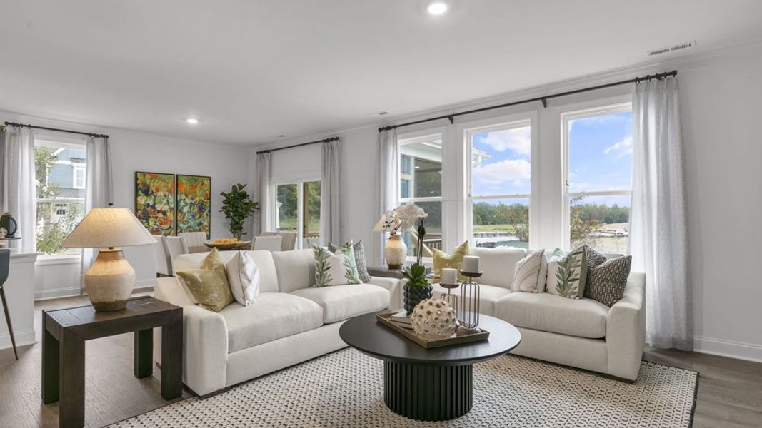 Furnished interior in a model home at Kalas Falls in Wake Forest (Image 30). Furnished interior in a model home at Kalas Falls in Wake Forest (Image 30).