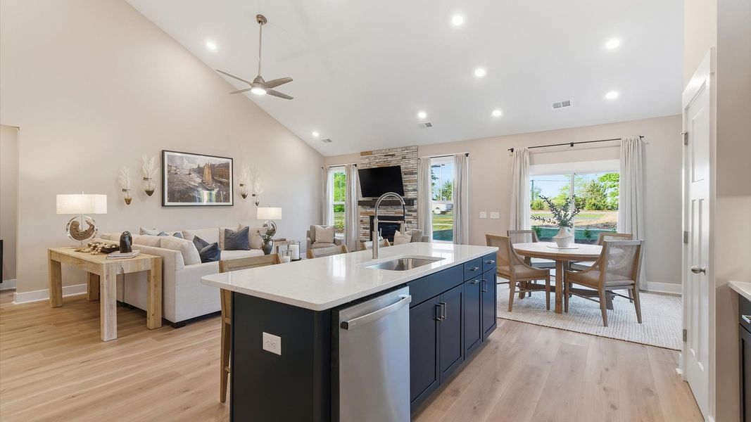 Exclusive living space with towering ceilings, tasteful finishes, and a warm, welcoming feel Exclusive living space with towering ceilings, tasteful finishes, and a warm, welcoming feel