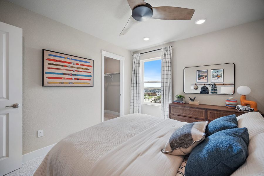 Furnished interior in a model home at Trails at Aspen Ridge-3 in Colorado Springs (Image 38). Furnished interior in a model home at Trails at Aspen Ridge-3 in Colorado Springs (Image 38).