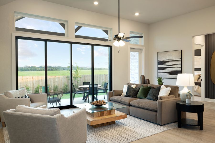 Furnished interior in a model home at Parklands Estates in Marion (Image 11).