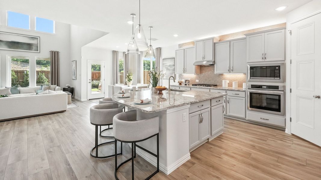 Explore luxury residential architecture with a modern design in this elegant single family home floor plan.