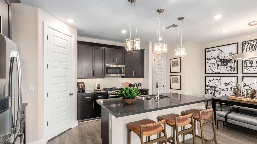 Furnished interior in a model home at Surprise City Center in Surprise (Image 18).