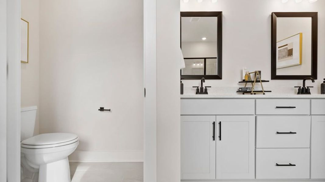 Furnished interior in a model home at Cottonwood Ridge in Piedmont (Image 36).