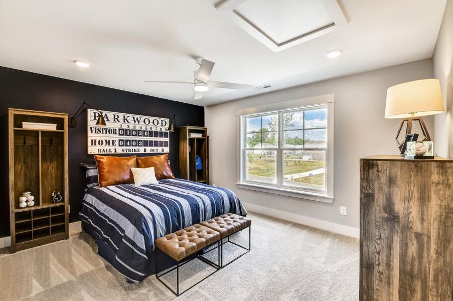 Furnished interior in a model home at Twin Creek Forsyth in Kernersville (Image 35).