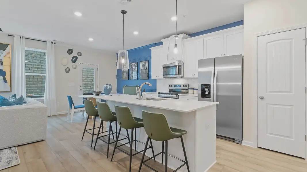 Furnished interior in a model home at Auburn Ridge in Riverdale (Image 5).