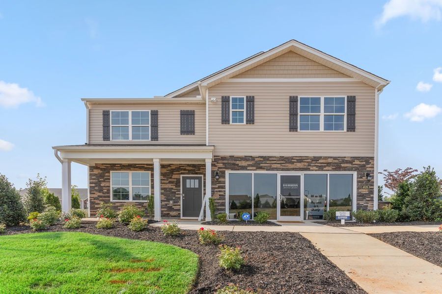 Front exterior of a home in the Middleton community, located in Greensboro, NC (Image 2).