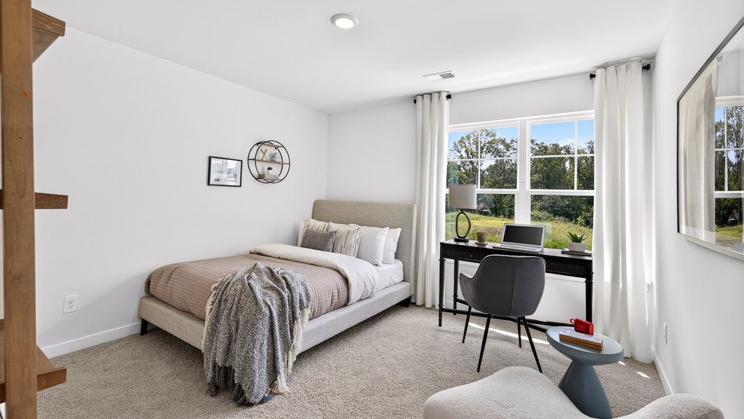 Furnished interior in a model home at Logan Farms in Mooresville (Image 33).