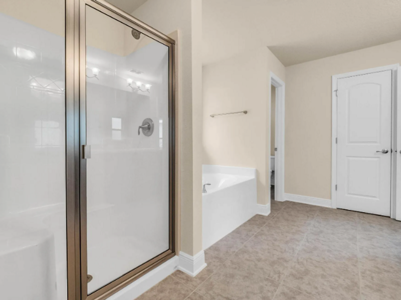 Furnished interior in a model home at Pine Ridge in Beverly Hills (Image 3).