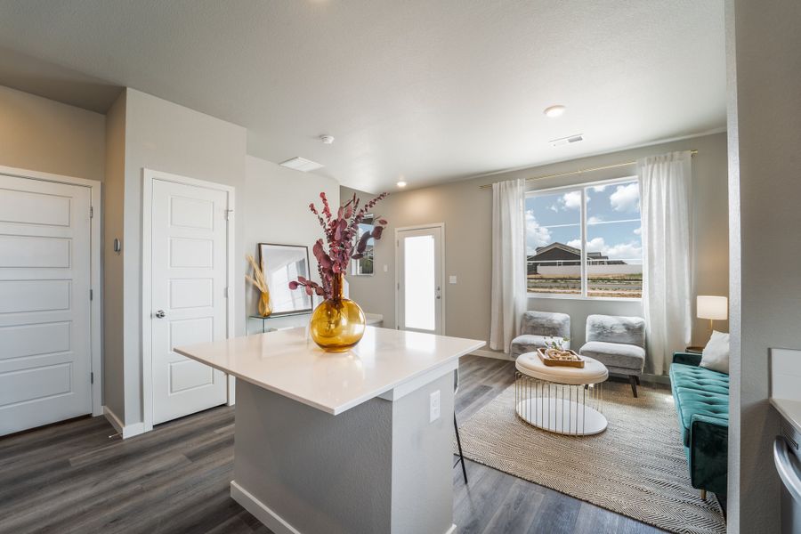 Westcliffe Model-Living Room/Kitchen View 3 Westcliffe Model-Living Room/Kitchen View 3