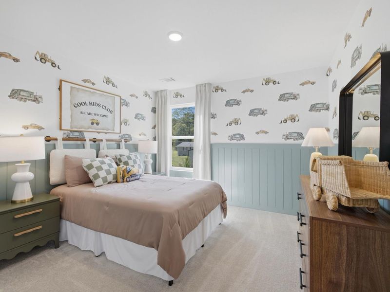 Furnished interior in a model home at Greene Farm in Cartersville (Image 15).