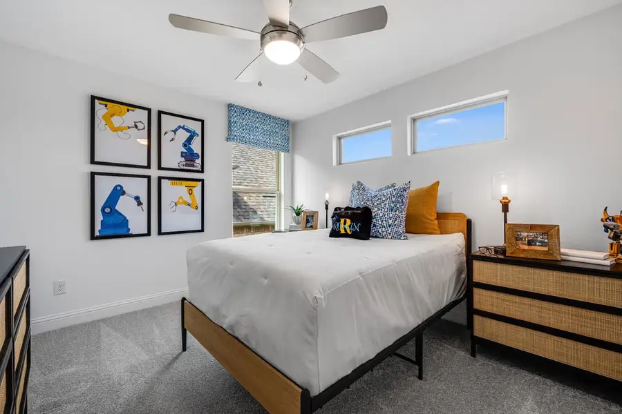 Furnished interior in a model home at South Oak 50s in Oak Point (Image 41). Furnished interior in a model home at South Oak 50s in Oak Point (Image 41).