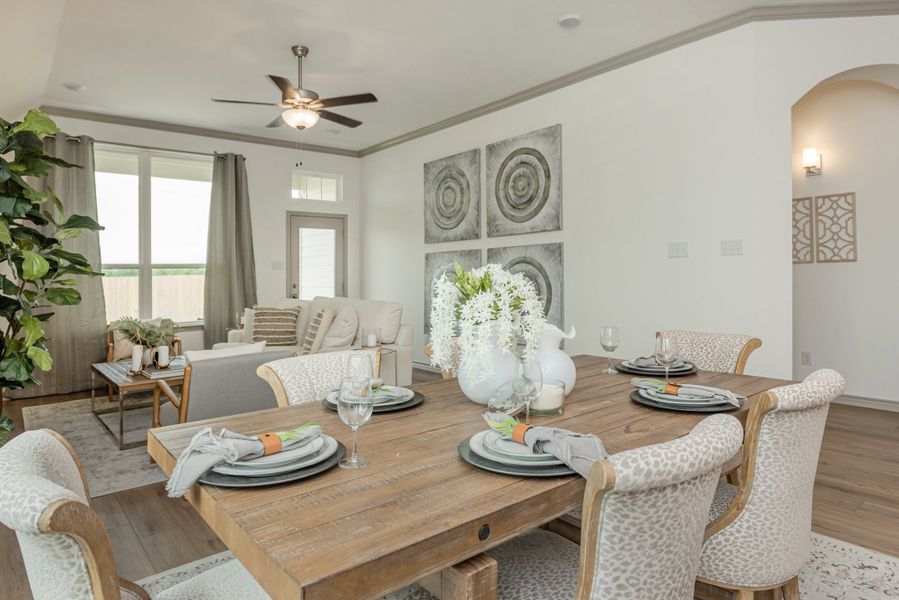 Furnished interior in a model home at McGregor Estates in Killeen (Image 2). Furnished interior in a model home at McGregor Estates in Killeen (Image 2).