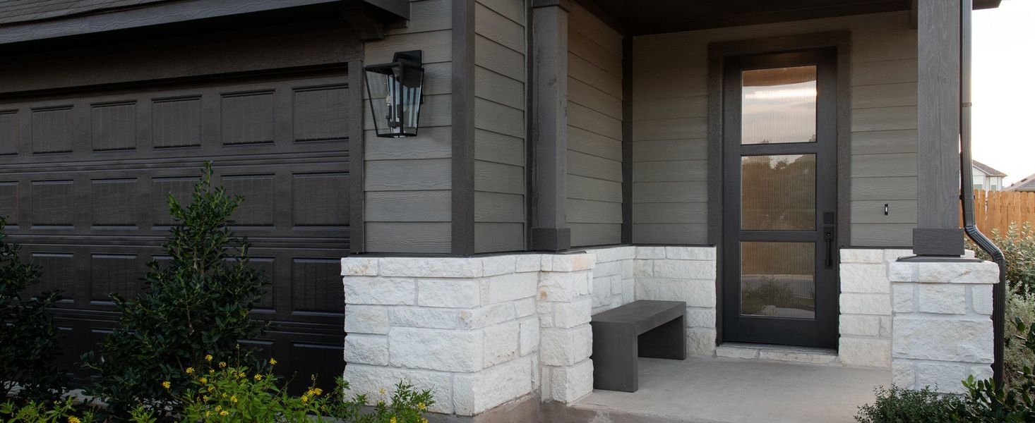 Exterior details of a home in The Homestead at Lariat, Liberty Hill (Image 4).
