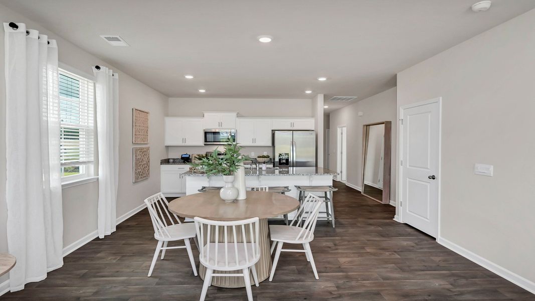 Furnished interior in a model home at Mulberry Landing in Orangeburg (Image 17).