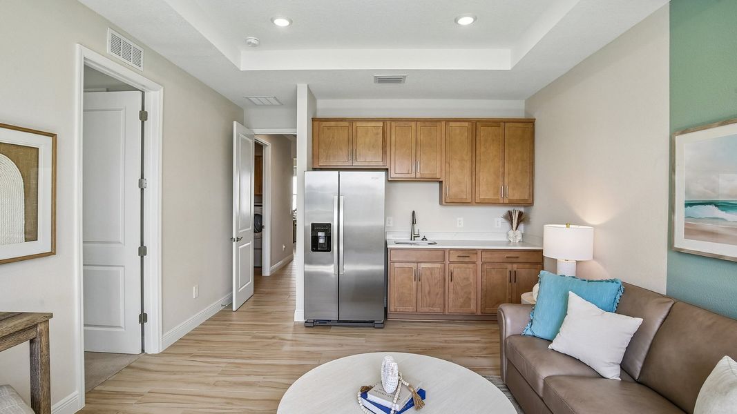 Furnished interior in a model home at Hammock at Two Rivers in Zephyrhills (Image 68).