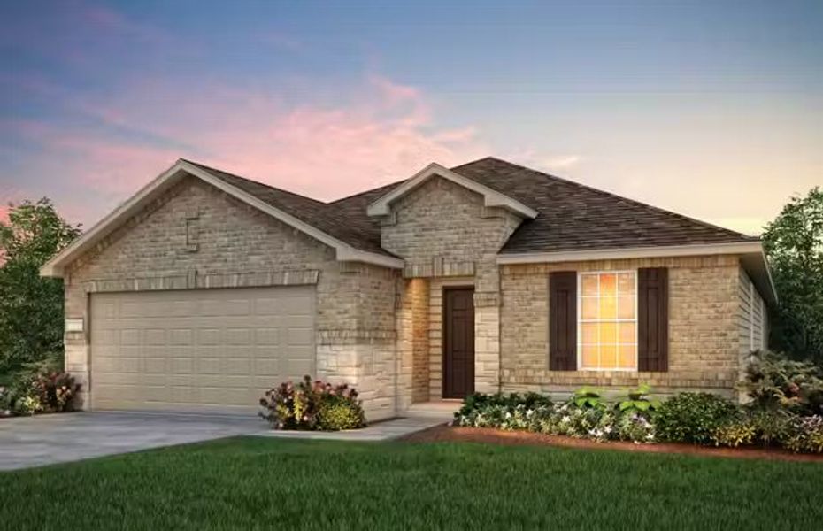 Front exterior of a home in the Summerlyn community, located in Leander, TX (Image 11).