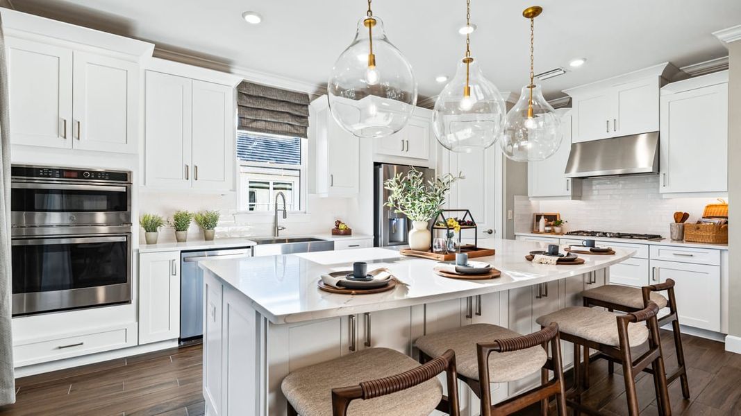 Furnished interior in a model home at Esplanade at Wellen Park in Englewood (Image 26).