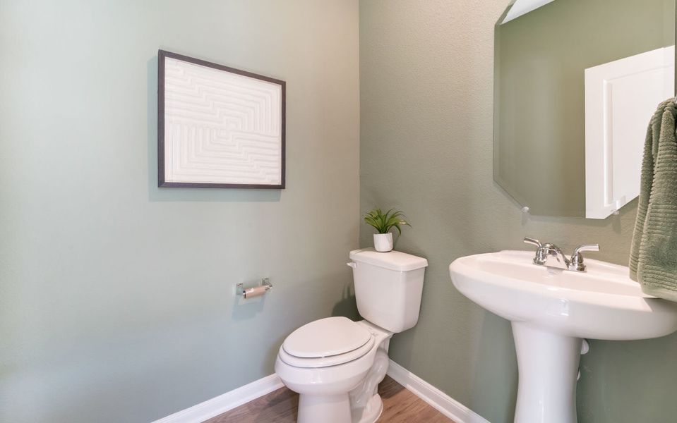 Furnished interior in a model home at Westridge in McKinney (Image 44).