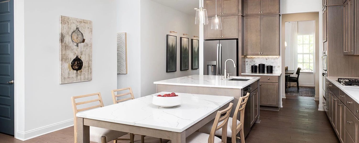 Furnished interior in a model home at East Harbor II at Chestatee in Dawsonville (Image 6).