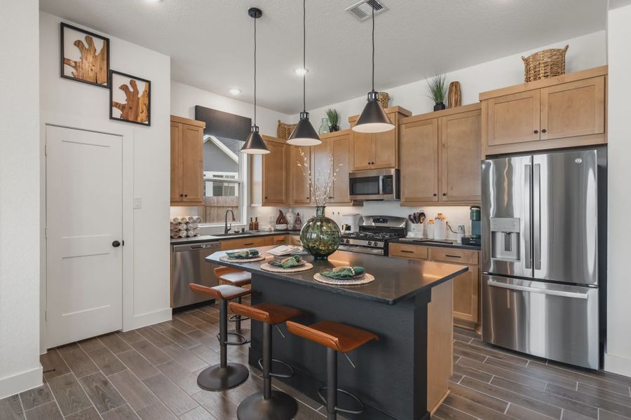 Furnished interior in a model home at Park Hill in Stafford (Image 8).