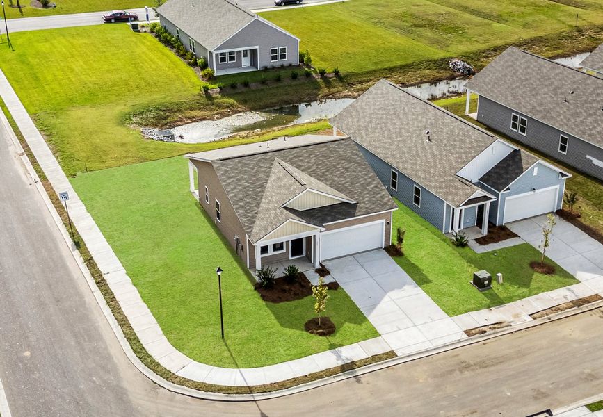 Aerial view of the Andalusia community in Loris, SC, showing layout and nearby surroundings (Image 1).