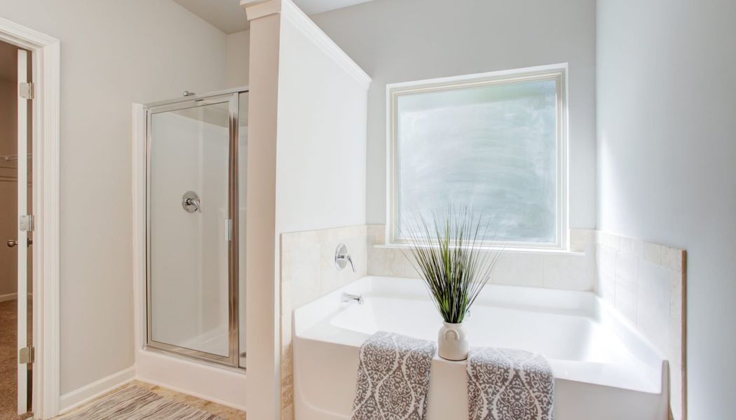 Furnished interior in a model home at Westbury in Griffin (Image 13).