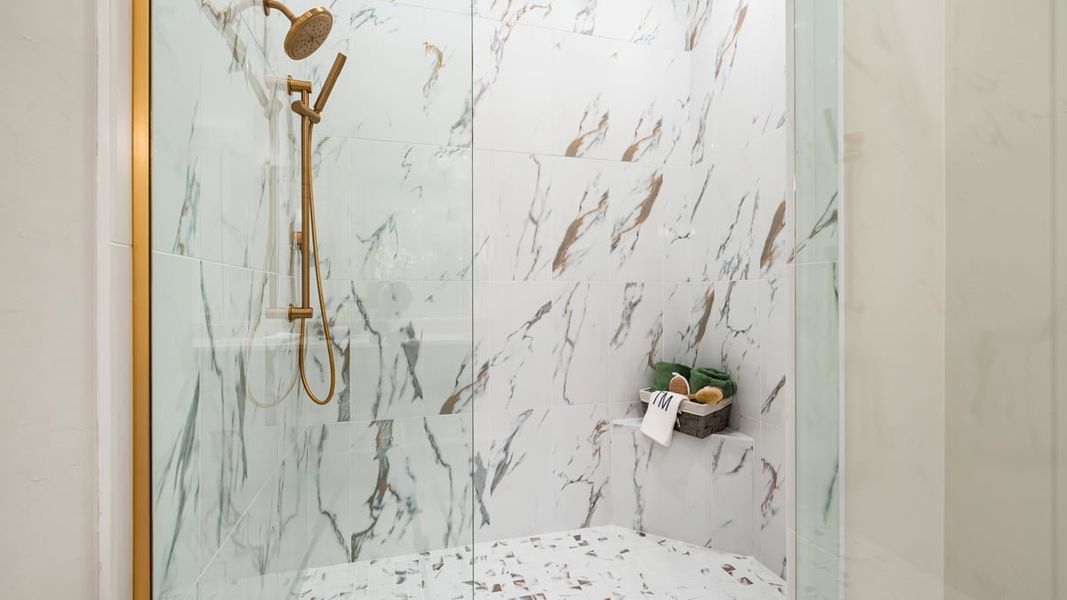 Close-up of interior finishes in a home at Esplanade by the Islands Coach Homes, Naples (Image 79).