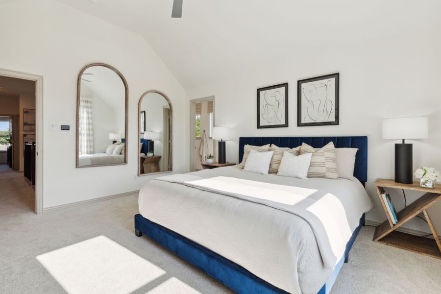 Furnished interior in a model home at Midtown GP in Grand Prairie (Image 20).