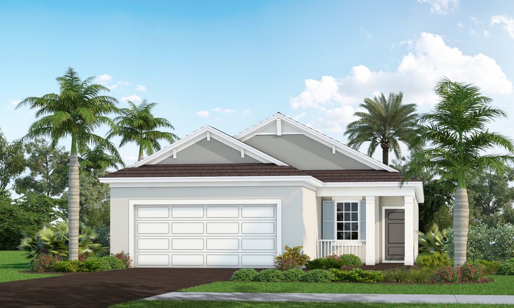 Front exterior of a home in the Palmera community, located in Venice, FL (Image 9).