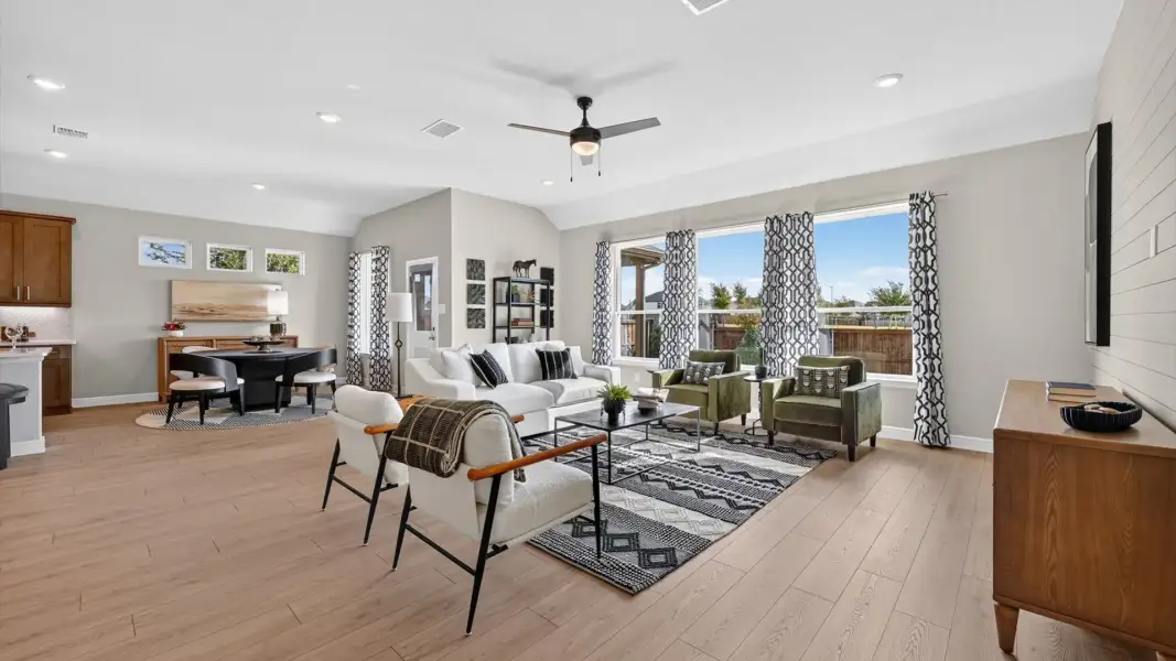 Furnished interior in a model home at Wildflower Ranch in Justin (Image 21).