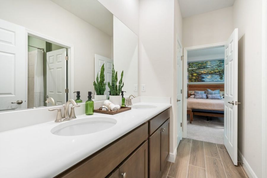 Furnished interior in a model home at Pine Ridge in Beverly Hills (Image 45). Furnished interior in a model home at Pine Ridge in Beverly Hills (Image 45).