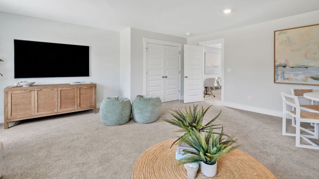 Furnished interior in a model home at Saltgrass Landing in Winnabow (Image 20).