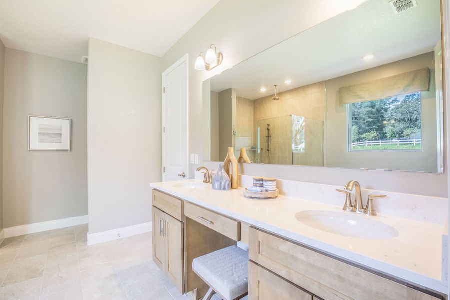 Furnished interior in a model home at Stillwater Cove in Astatula (Image 8). Furnished interior in a model home at Stillwater Cove in Astatula (Image 8).