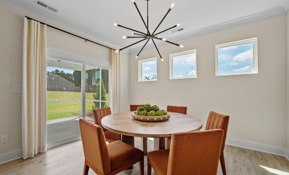 Furnished interior in a model home at Twin Creek in Kernersville (Image 7). Furnished interior in a model home at Twin Creek in Kernersville (Image 7).