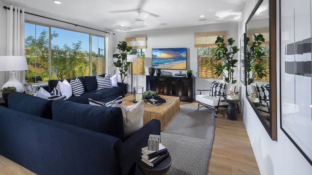 Furnished interior in a model home at Blossom Rock in Apache Junction (Image 6). Furnished interior in a model home at Blossom Rock in Apache Junction (Image 6).